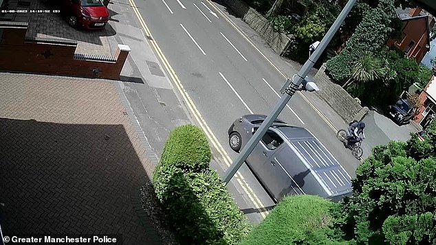E-bike rider Monks was pursued by angry witnesses after ploughing down a woman he left battling for her life