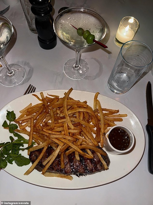 Lastly, the star shared snaps that revealed some of the tasty meals she was able to indulge in on the trip