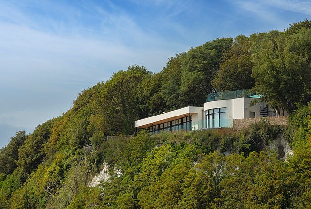 The stunning hidden Omaze house in Kent, accessed via a tunnel at the base of a cliff