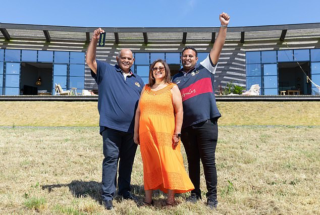 Uttam Parmar and his wife Raki initially celebrated their win but instead put it on the market