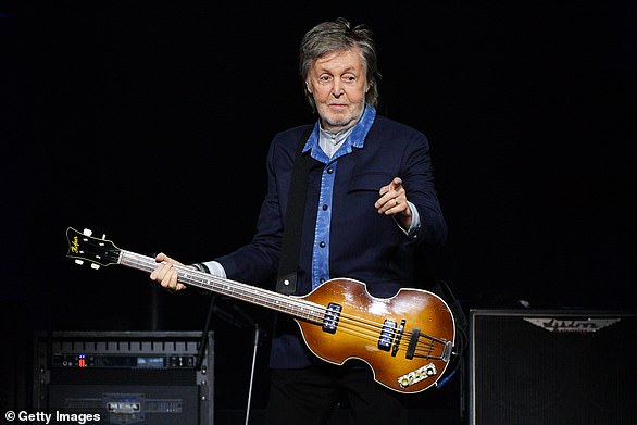 Sir Paul McCartney performs at his Got Back world tour in London last December