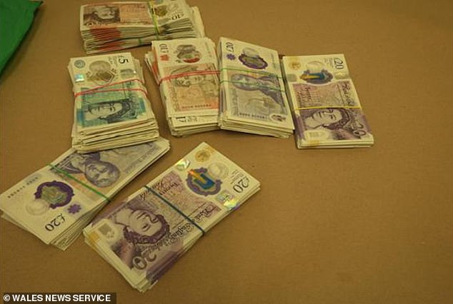 The family claimed that cash seized by police was from a 'house sale'