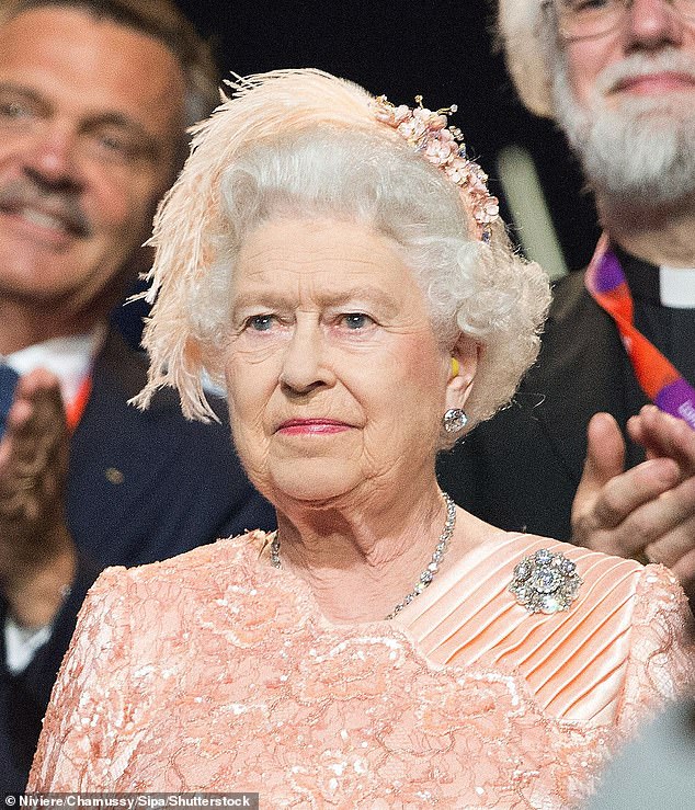 Queen Elizabeth took to her seat in the royal box to enjoy the rest of the show - as if nothing had happened