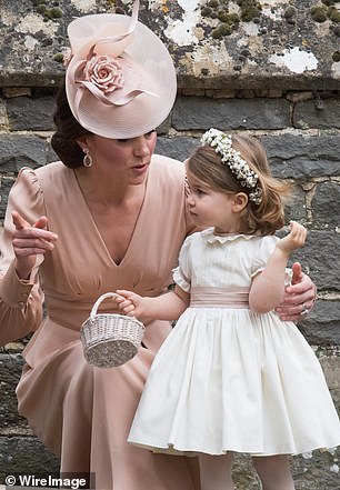Serving as a flower girl at Pippa Middleton's wedding, Charlotte wore a dress by Pepa London