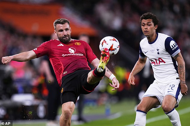 He filled in at centre-back during the Europa league final defeat by Tottenham back in May
