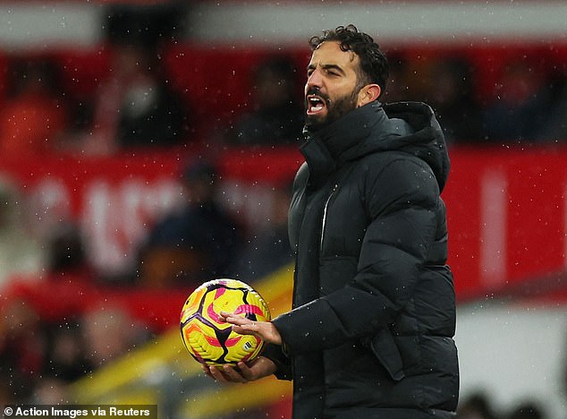 Ruben Amorim is not in a rush to push the left-back towards the Old Trafford exit door