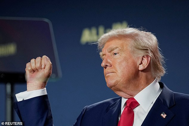 Britain is risking a nuclear Third World War by triggering provocations against Russia and seeking to pit Donald Trump (pictured)against Vladimir Putin