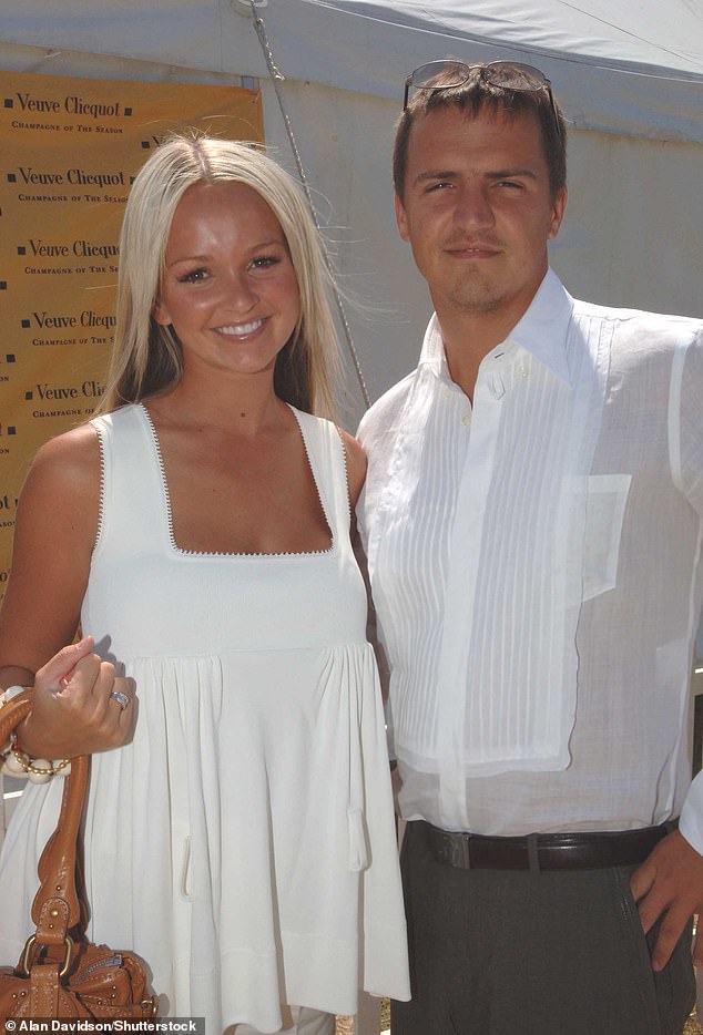 The actress met Tony when she was 16, they got together a year later and within 12 months they were engaged (pictured in 2005)
