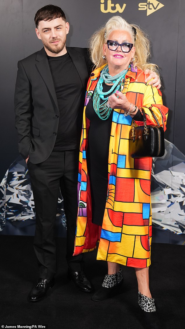 The real Joan Hannington and her son Benny Banks attend the launch of new ITV series Joan, at Jack Solomons Club in London