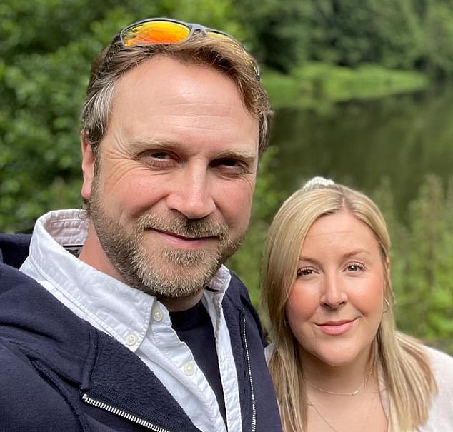 Mrs Beamish married fellow media studies teacher Ross Beamish, pictured, in 2018 and they are understood to have had three children together