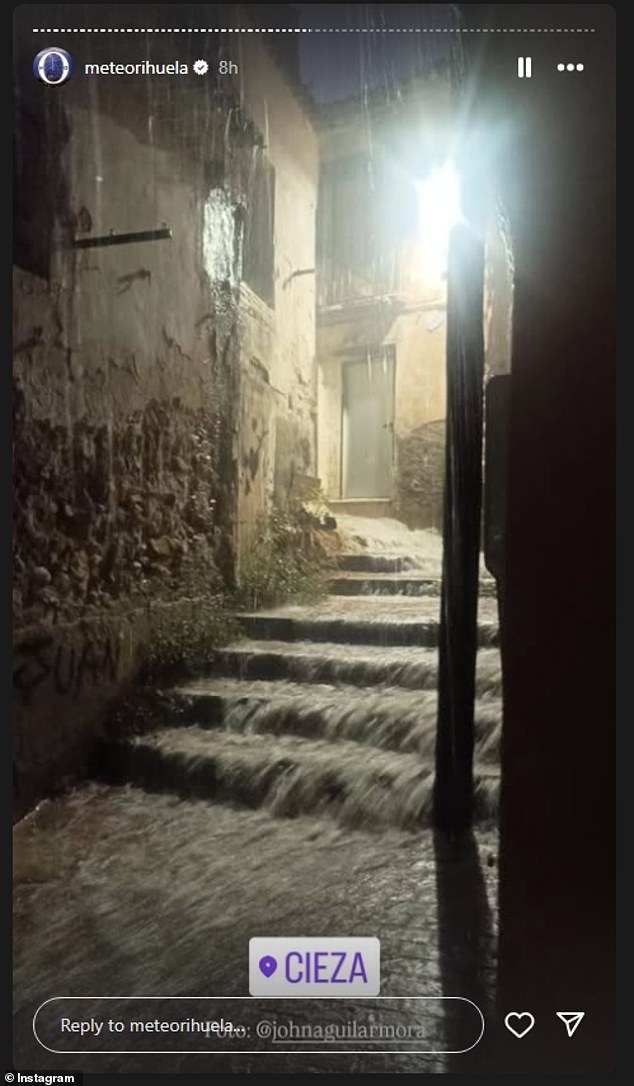 Mucky fast-flowing water streamed through the region, filling some homes and businesses