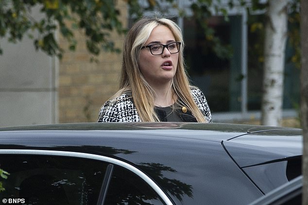 Fulton's girlfriend Lacey Langton (pictured), from Wareham, Dorset, admitted perverting the course of justice and possessing an identity document with improper intent. The 23-year-old was jailed for 14 months for her part in the crime.