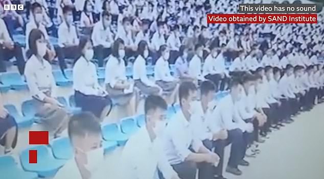 Footage from inside North Korea is rare, with Kim Jong-un forbidding the release of any video