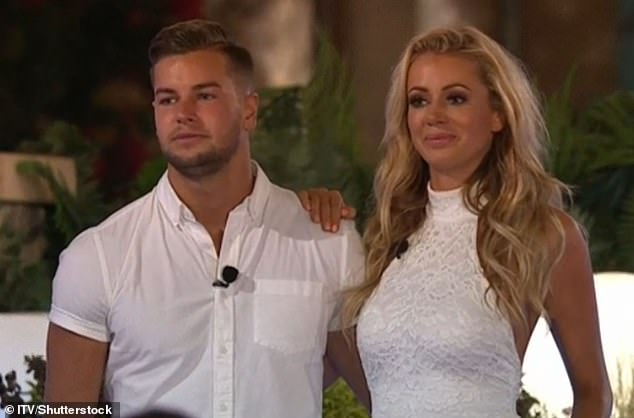Straight-talking Olivia shot to fame thanks to her stint in the Love Island villa in the summer of 2017, which saw her reach the show final with her ex-boyfriend Chris Hughes, 32 (pictured)
