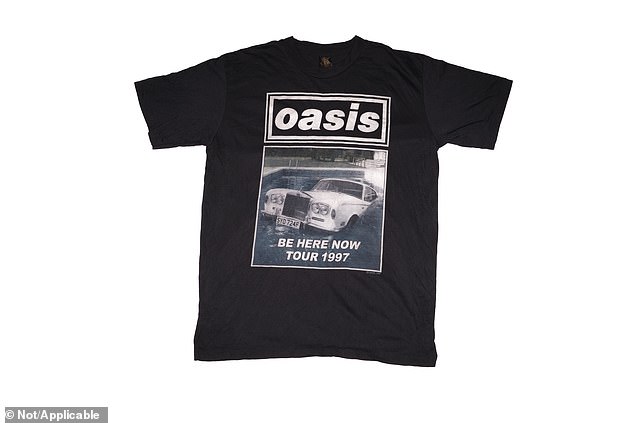 A vintage bootleg Oasis T-shirt is selling for nearly £700 at Selfridges, which Not/Applicable says is 'rare and highly sought-after by collectors'