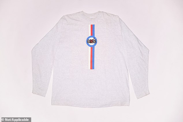 Meanwhile, minimalist fans may enjoy this white long sleeve with a striking Oasis graphic from the band's (What's the Story) Morning Glory era - for £985