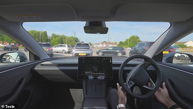During its latest demonstration, Tesla sent a Model 3 in Full Self–Driving mode through the Magic Roundabout – albeit with a driver behind the wheel in case of an emergency