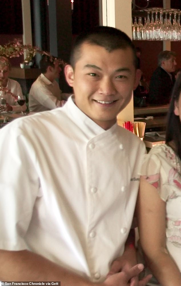 The food blogger said that award-winning chef Luke Sung (pictured) 'disrespected' her by questioning her modest following and allegedly implying her followers would not be able to afford to eat there