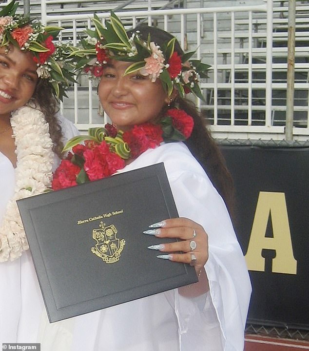 She is due to start college next month at the University of San Francisco, but because of the burns, she is also preparing for several procedures to help her recover