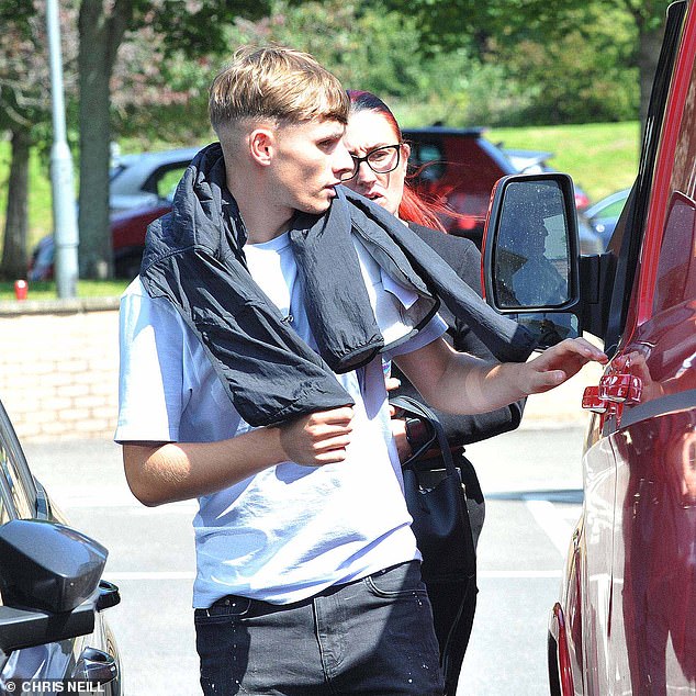 Jay's friend Brad Hargreaves (pictured) was among those to attend the inquest hearing on Thursday