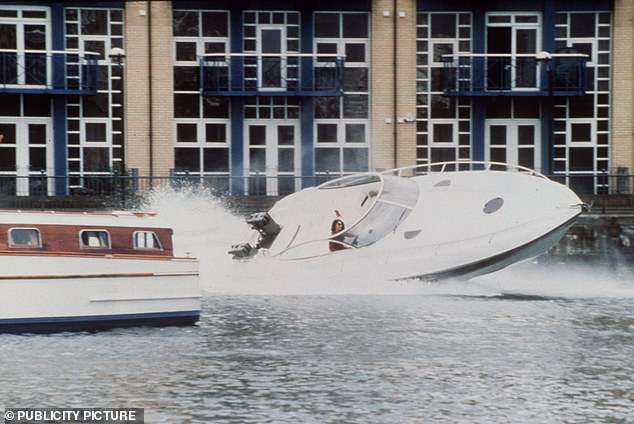 Before being extradited to the UK from Lanzarote in November 2021, Vickery had a limited-edition Sunseeker Superhawk power boat, which had featured in the James Bond movie Quantum of Solace (Pictured: the boat in a stock image)