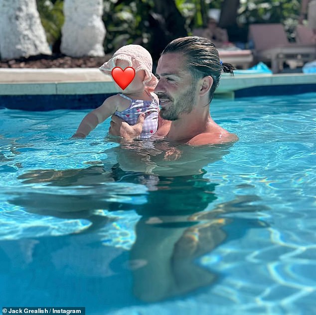 He posted adorable moments with baby Mila