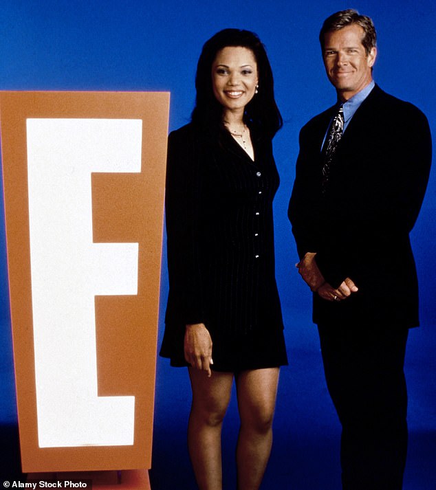 E! News premiered in 1991. Pictured, hosts Gina St. John and Steve Kmetko