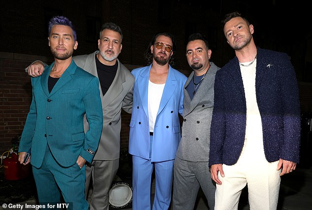 While there have been murmurs that Timberlake would reunite with his boy band NSYNC, seen above in 2023, it has yet to come to fruition
