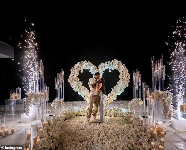 Rashford got engaged to his childhood sweetheart in May 2022 after proposing while on a post-season getaway in California
