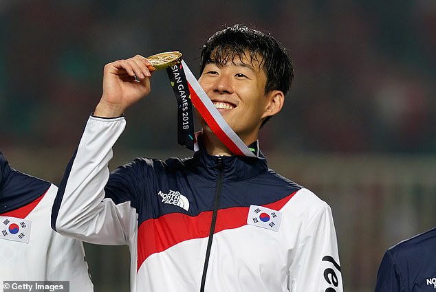 He was allowed to avoid the usual 21-month programme due to winning gold for South Korea in the 2018 Asian Games