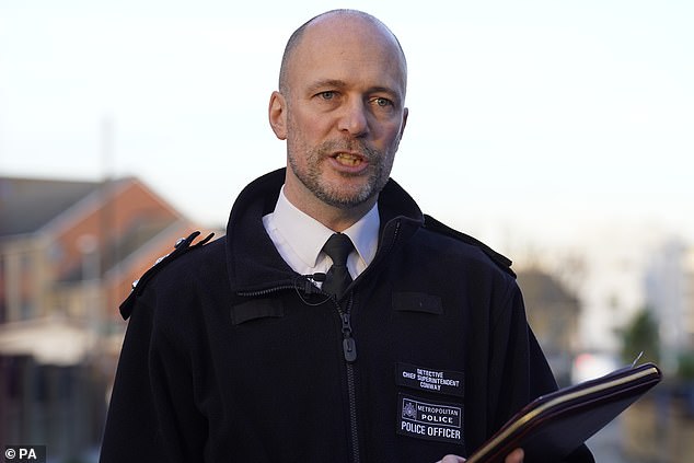 Commander James Conway from Scotland Yard said measures implemented by the force had seen a 13 to 14 per cent reduction in robberies and thefts in the first three months of the year but stressed 'we can't arrest our way out of this'