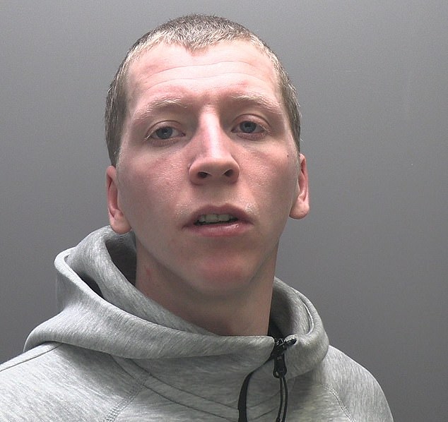 Sonny Stringer (pictured) 28, stole 24 phones worth £20,000 in just one hour in London