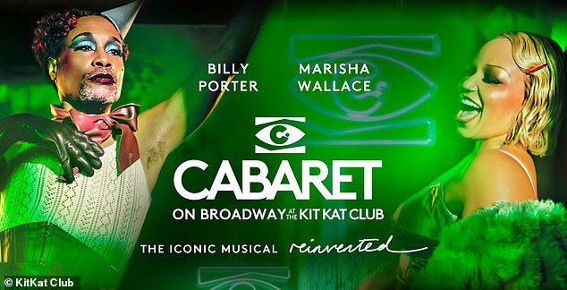 The 55-year-old actor and singer appeared on the network's morning segment on Monday to promote his new lead role as the Emcee in the Broadway revival of the 1966 musical Cabaret (pictured)