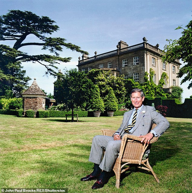 Charles, then the Prince of Wales, at Highgrove in 2002