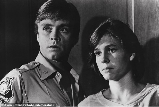 McNichols and Mark Hamill in The Night the Lights Went Out in Georgia (1980); Dennis Quaid also starred in the film