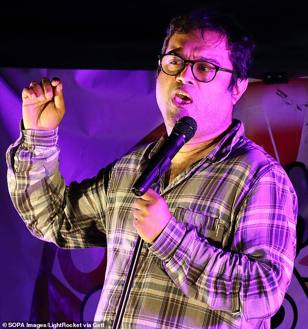 During his set at the Ealing Comedy Festival on Thursday (pictured), the 55-year-old poked fun at the show's airing time of 5pm on weekdays
