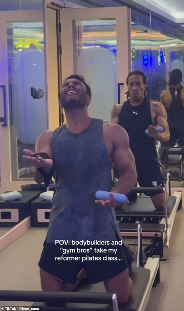Hilarious clips show body builders grossly struggling to maneuver light weights or their own bodyweight