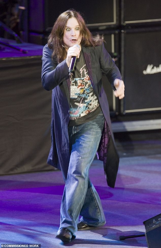Ozzy performed at the charity's milestone occasion (pictured) at Tower of London, alongside other artists including Lionel Richie and Annie Lennox