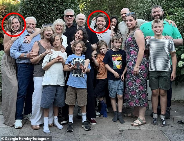 Just days before the gig, Danny and Georgia took to social media to share a photograph of them together as they caught up with her family during a huge reunion