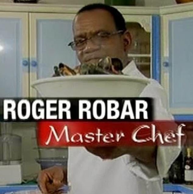 According to social media posts, he was running a firm called 'Roger's Catering Service', where he described himself as a 'Master Chef'