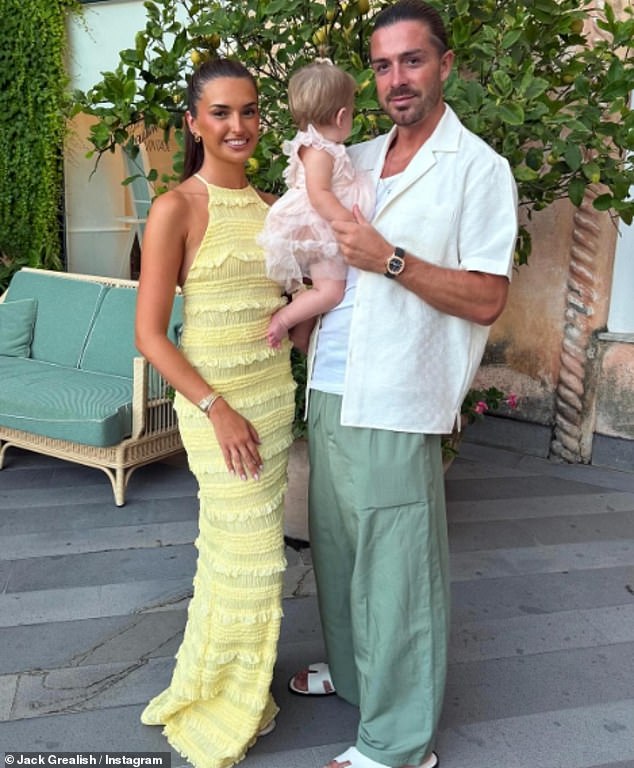 Jack also shared an array of holiday snaps, including sweet photographs of him appearing to be every inch the doting father posing with his baby daughter Mila