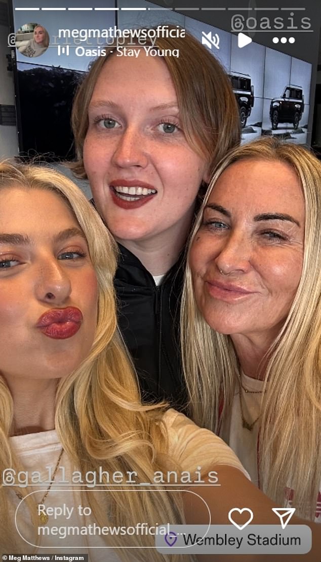 The columnist and activist, 59, revealed she was among those who attended the historic gig - which saw the Britpop band return to perform at Wembley Stadium for the first time since their Dig Out Your Soul tour on July 12, 2009