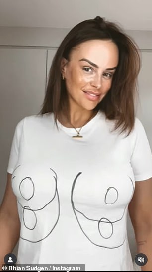Rhian said: 'Couldn’t be happier! Look at the difference'