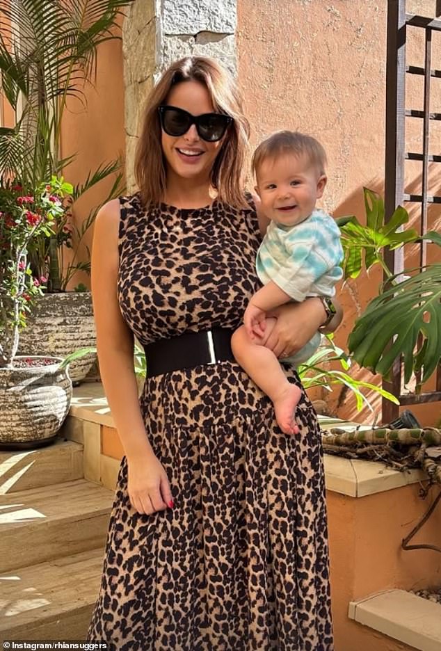 She and Oliver, 44, welcomed their 'miracle' son George in April last year after a challenging five-year journey which involved eight rounds of IVF and £150,000