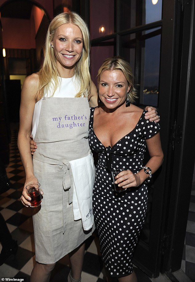Gwyneth Paltrow with her trainer Tracy Anderson, celebrating the launch of the Goop founder's cookbook My Father's Daughter in 2011
