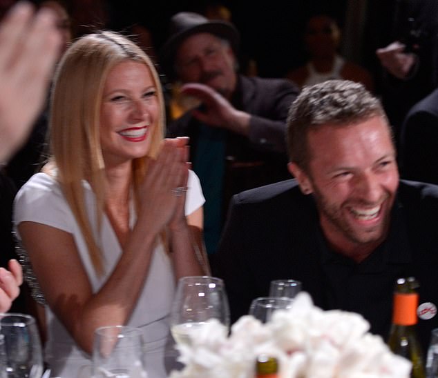 Gwyneth Paltrow and Chris Martin at the Sean Penn and Friends Help Haiti Home Gala in 2014