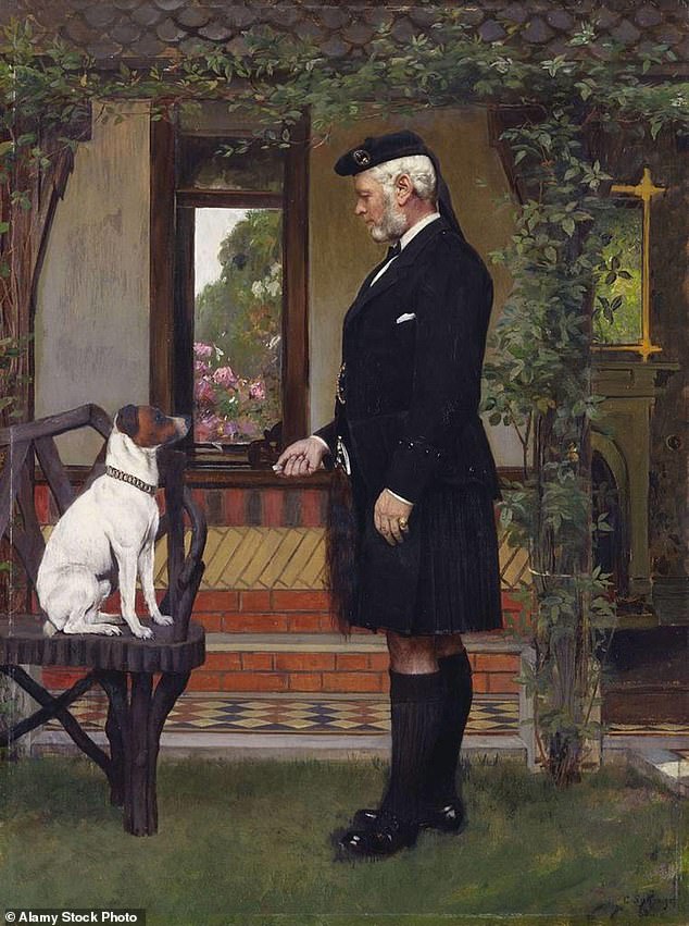 Brown wore a signet ring on his left little finger, as seen in a painting of him at Frogmore in 1883. The Victorian obsession with romantic symbolism cannot be underestimated. To wear such a ring on your left hand was to wear it closest to your heart