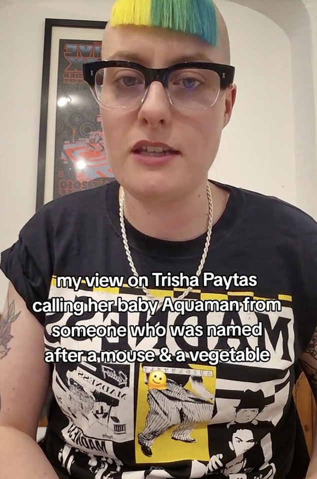 Mickie said she legally changed her name 'because my middle name, I was named after a vegetable, and my surname was a swear word'