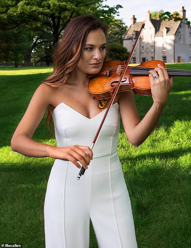 Now, speaking to The Telegraph about why their relationship has remained private for so many years, Ms Benedetti (pictured) said: 'I don't tend to discuss my private life because people don't come to my concerts because of whom I'm in a relationship with'