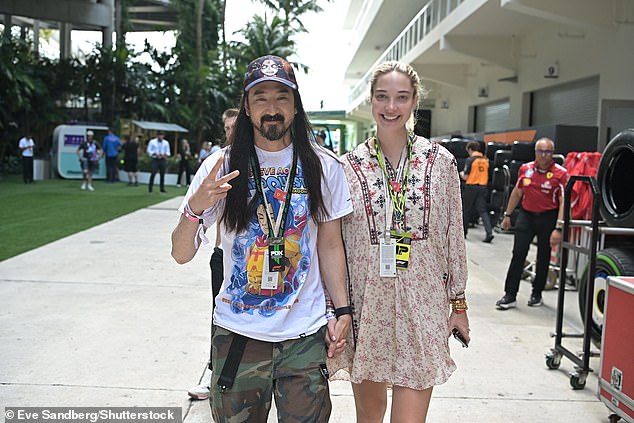 Steve and Sasha walked down the aisle last year, with the couple reportedly bonding after she mispronounced his name (pictured in May)